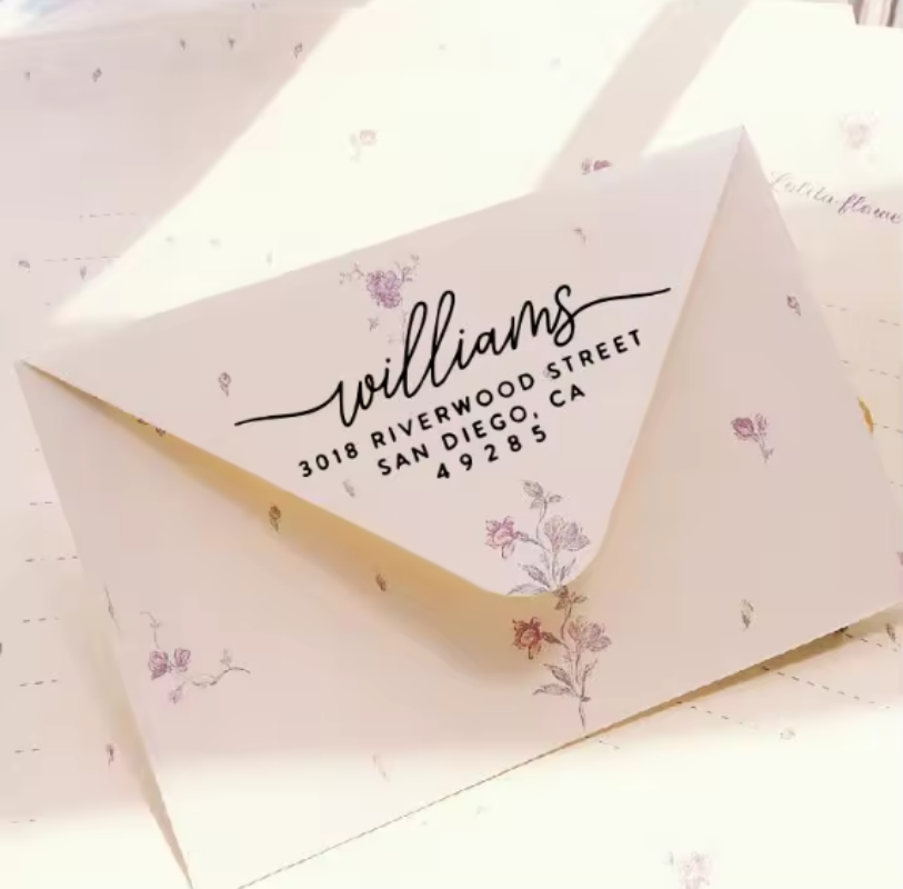 big size Personalized stamp Logo text Self ink Stamp Custom seal design multi-color