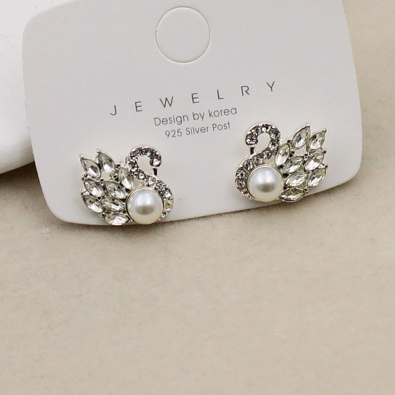 New 925 Sterling Silver needle Mini Studs women stud Earrings jewelry lots style