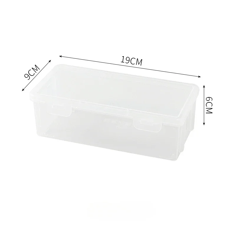 4pcs Transparent PencilCase Sketch Plastic Pencil Case Storage Case Art Student Pencil Case Large Capacity Box