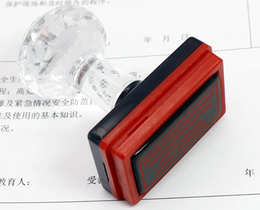 Personalized Stamp Custom stamps Self Inking handmade Wedding Address logo bakery round rectangle