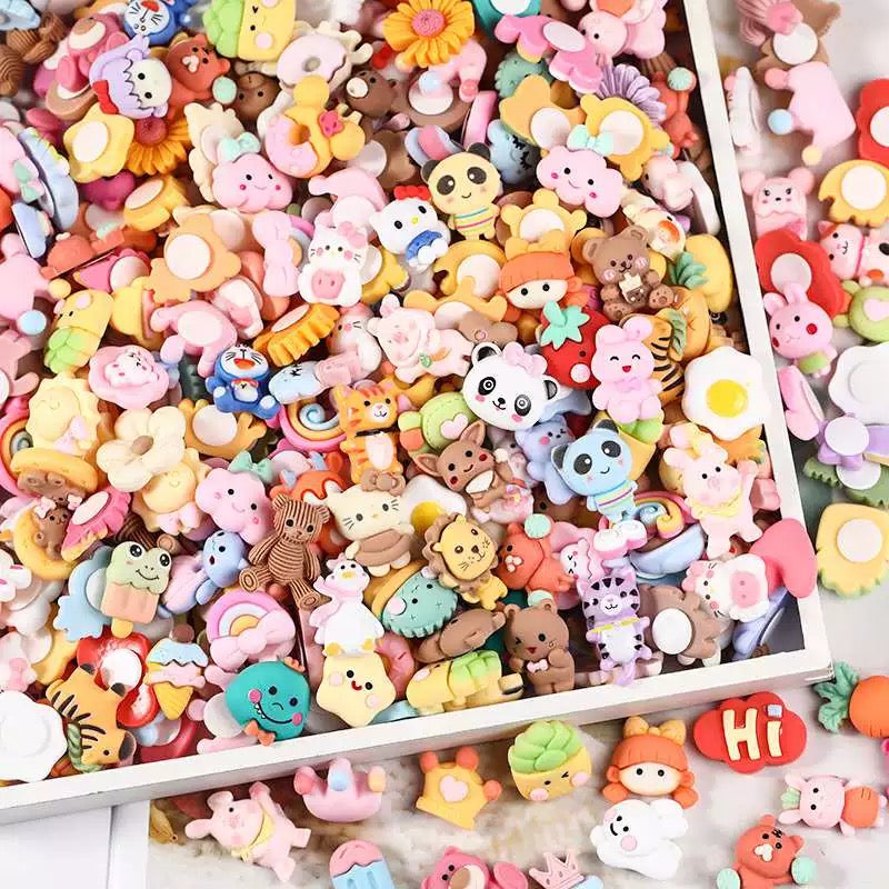 10pcs 3D water bottle stickers cute jewelry making flatback resin phone case decor