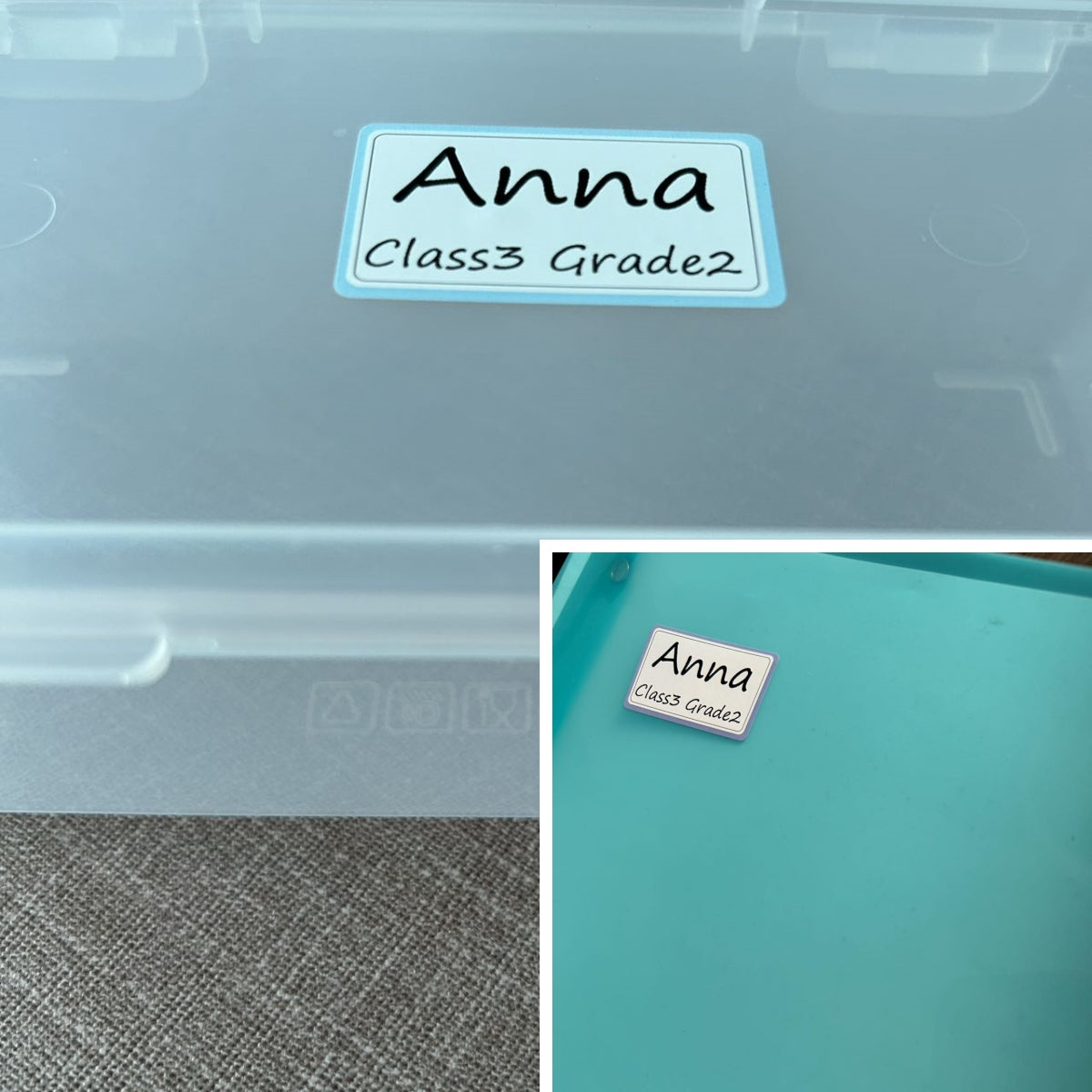 50pcs large size name stickers logo sticker waterproof name label free shipping personalized design