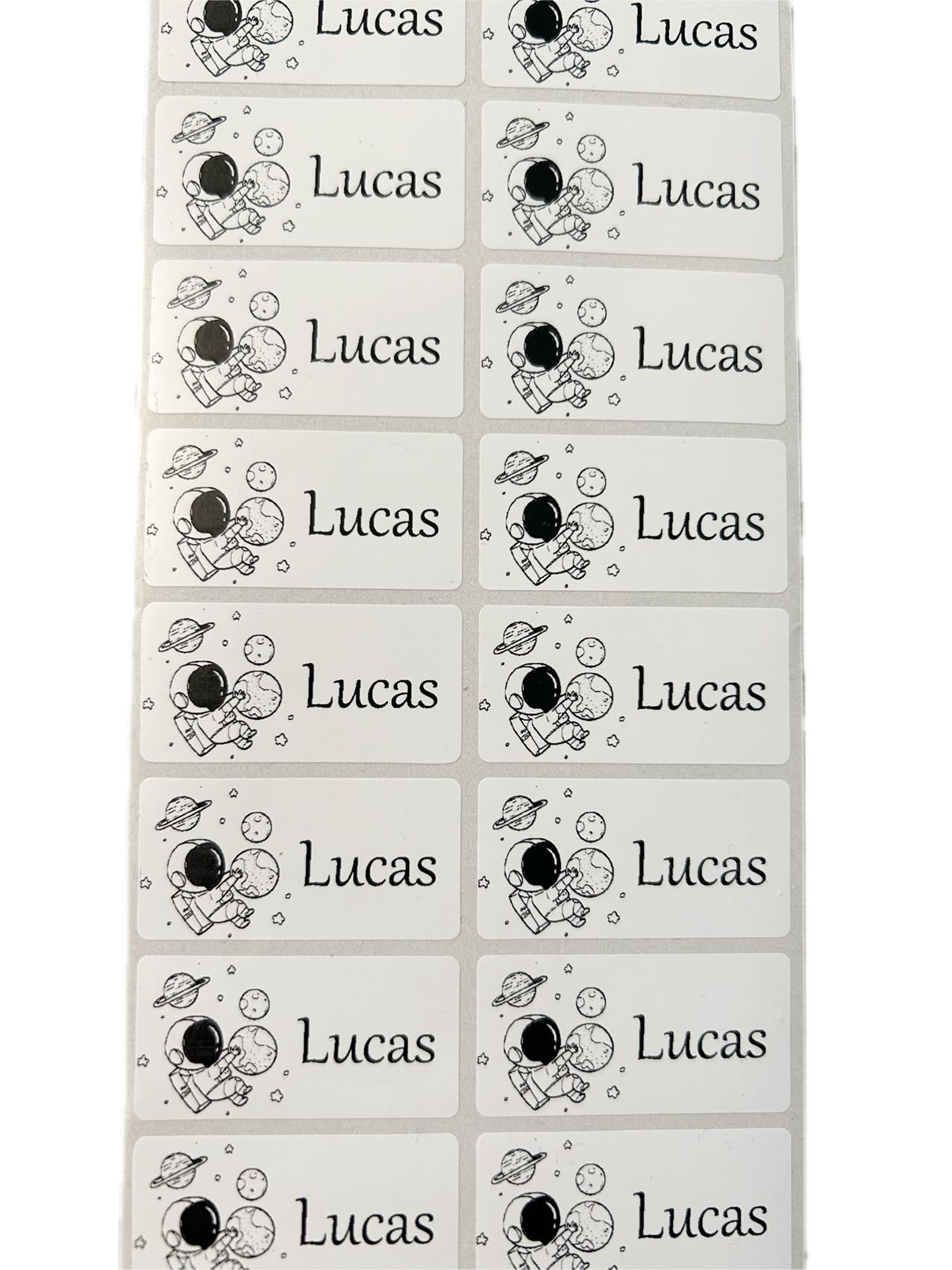 60pcs 40x20mm pure white Name Tag Sticker Customize Stickers 1.57x0.78in school supplies