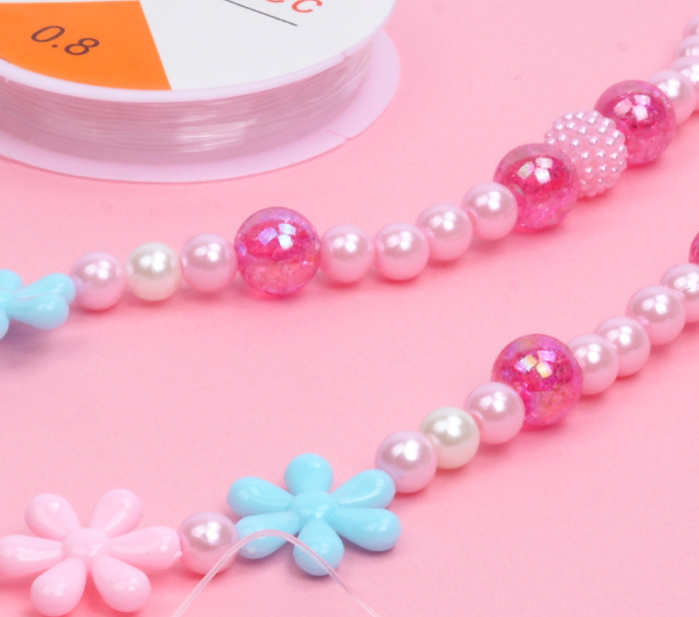 Creative 24Grid Beaded Necklace Toy Kid Girl DIY Jewelry Handmade Accessory gift