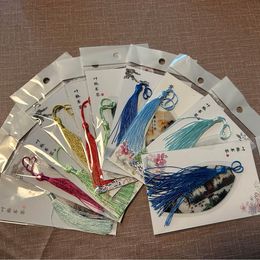 2pcs leaf Bookmark Vein Book marker Fish Girl Pet green Car Pendant Hanging deco