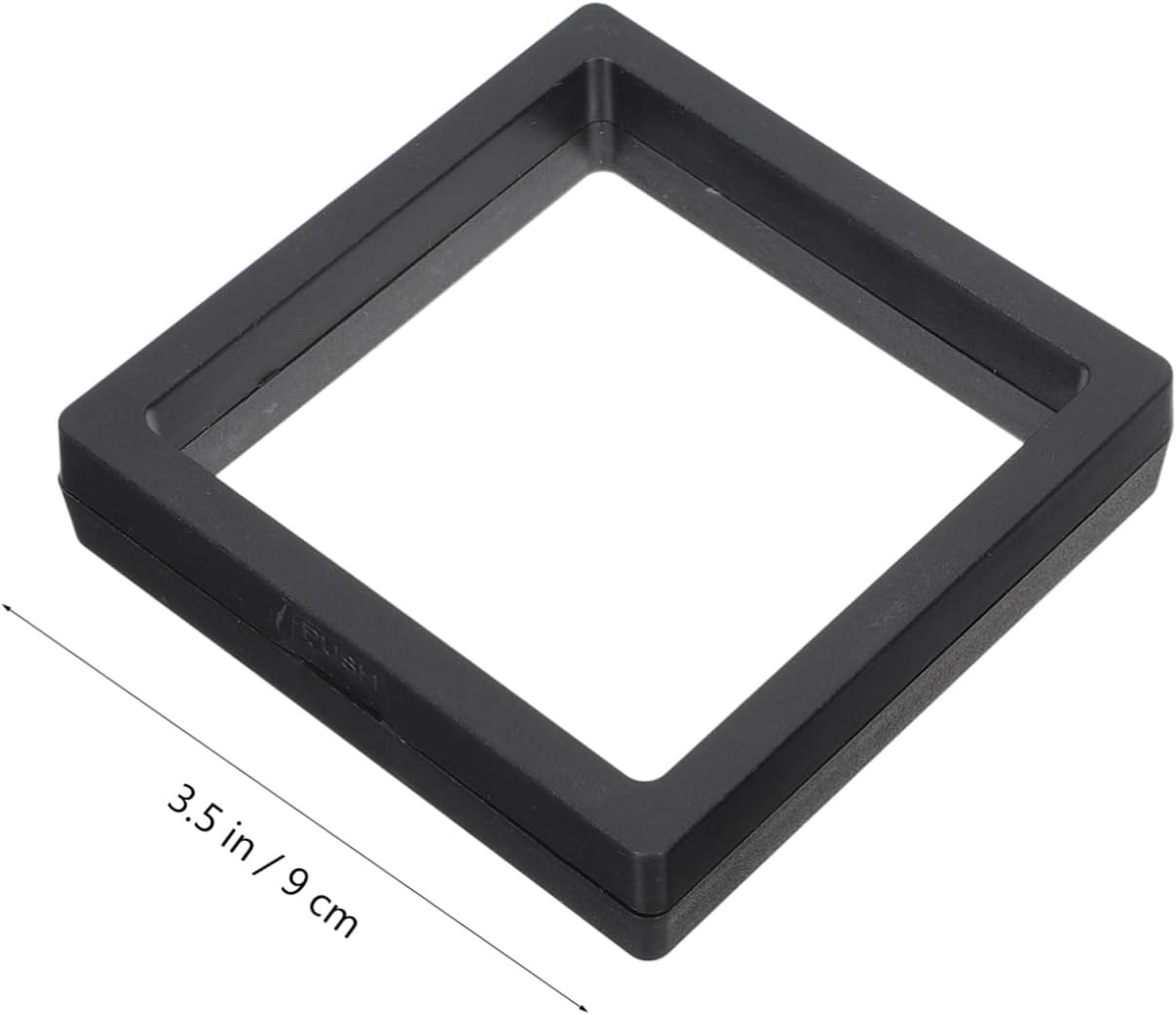10pcs 9cm square 3D Floating Jewelry Coin Display medallions Box PE Film Jewelry