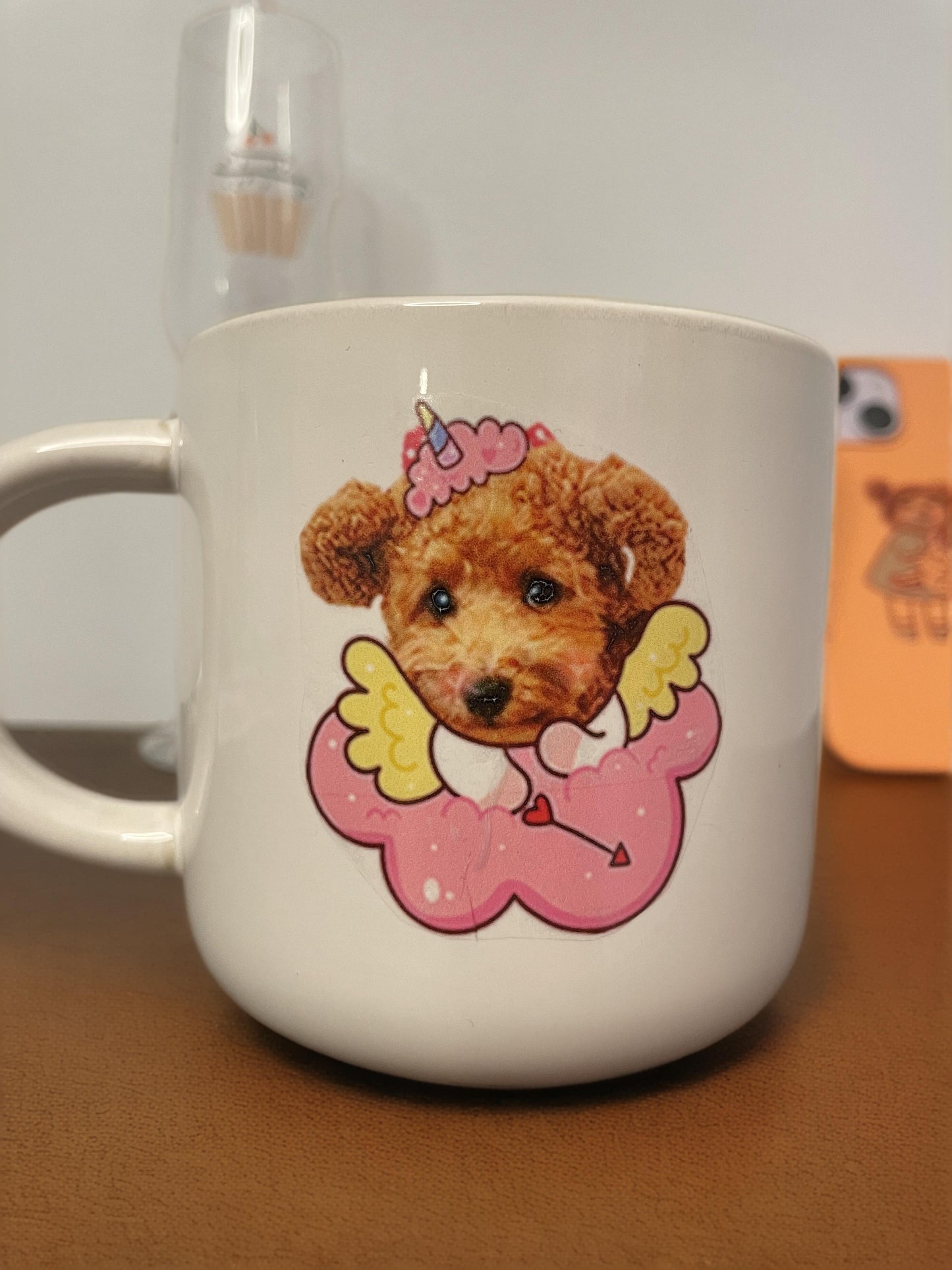 personalized mug temporary tattoo custom sticker Christmas decal curved surface waterproof