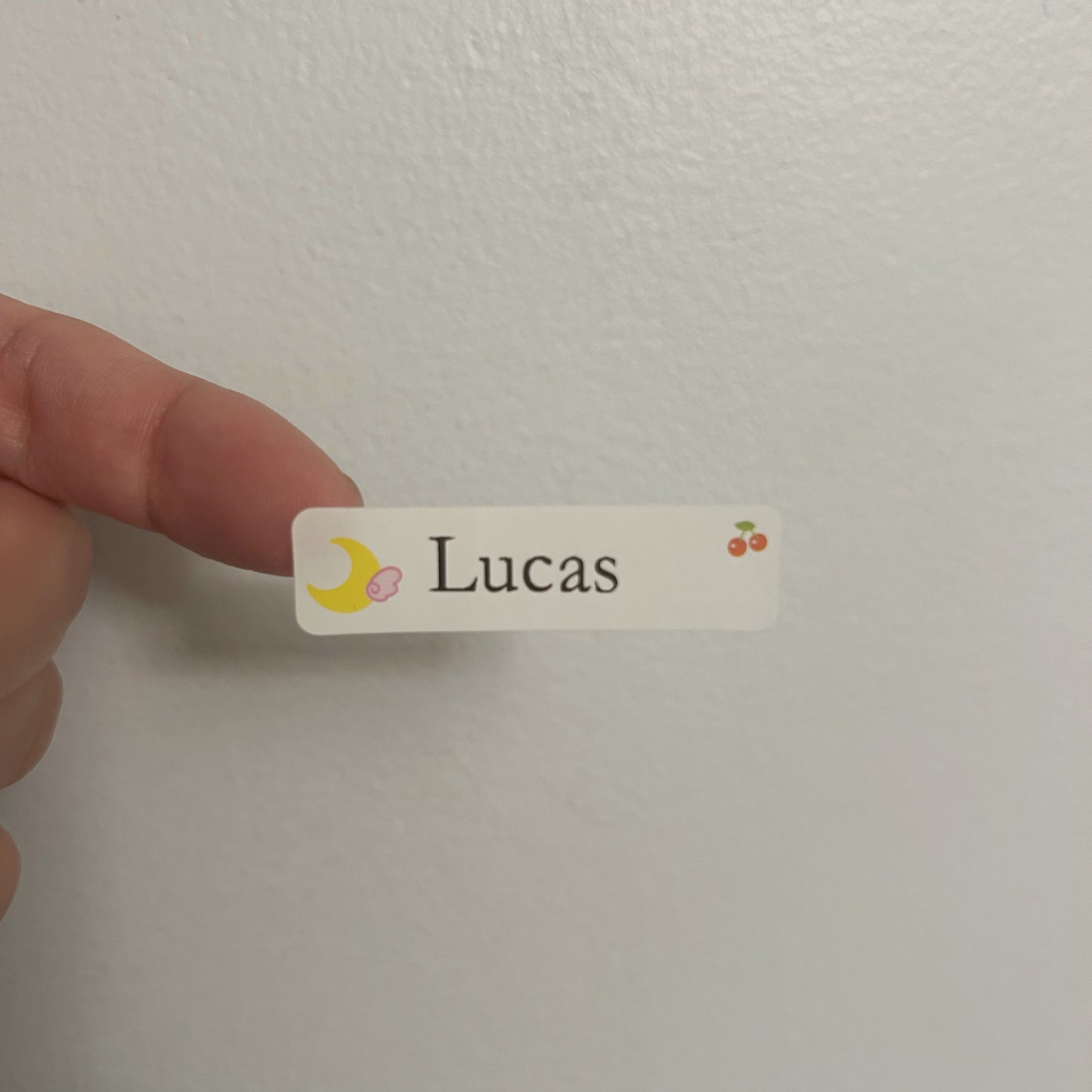 50pcs Name Stickers Custom Personalized cartoon large size tag cute Decals label stationery