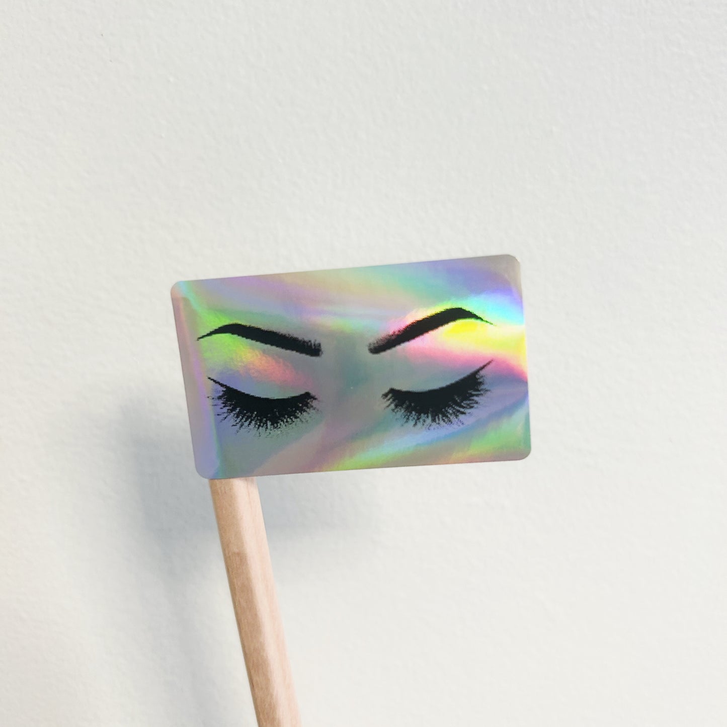 different sizes Holographic stationery sticker Laser Personalized Stickers DIY label logo tag back to school