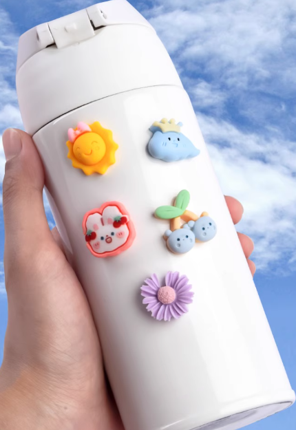10pcs 3D water bottle stickers cute jewelry making flatback resin phone case decor