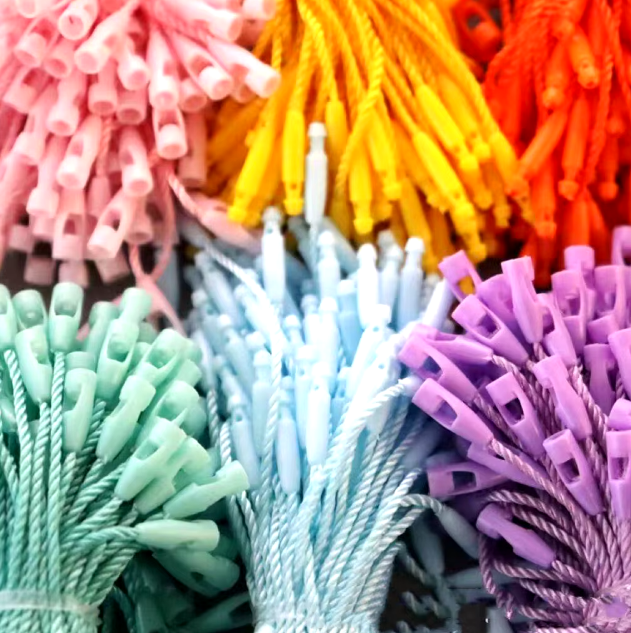 75g 2.65oz around 500pcs Tag Rope 3.15in Length Cord Hanging Garment Tag Strings