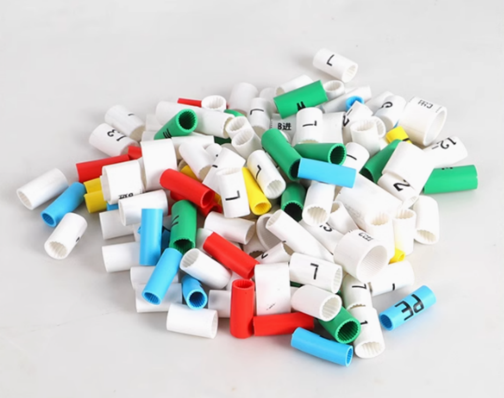 1000pcs/set print Cable Markers 2.5-6mm² Letter number 0-9 Circle Cable Wire DIY