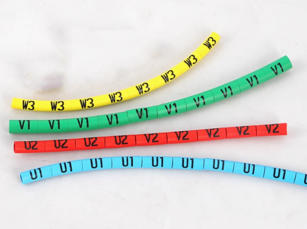 1000pcs/set print Cable Markers 2.5-6mm² Letter number 0-9 Circle Cable Wire DIY