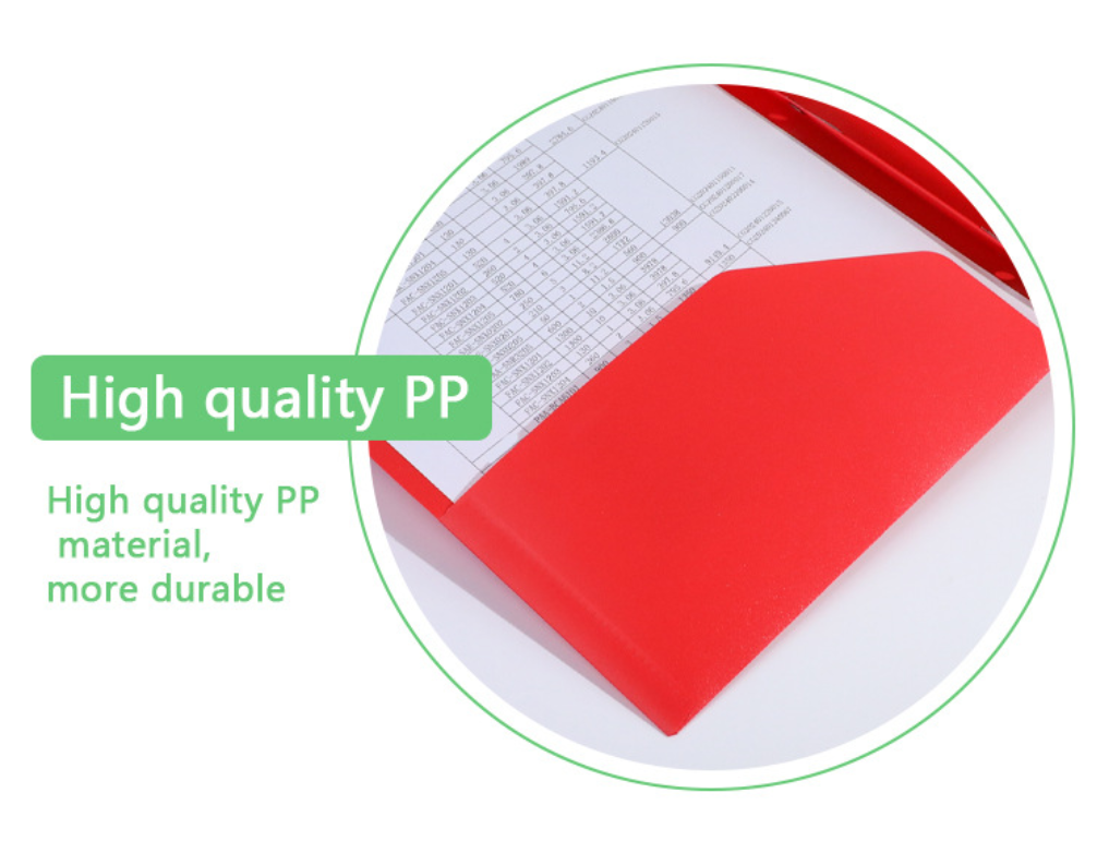 Duotang 9Pcs/set Two Pocket Folder 9Colors Plastic File Folders for document school