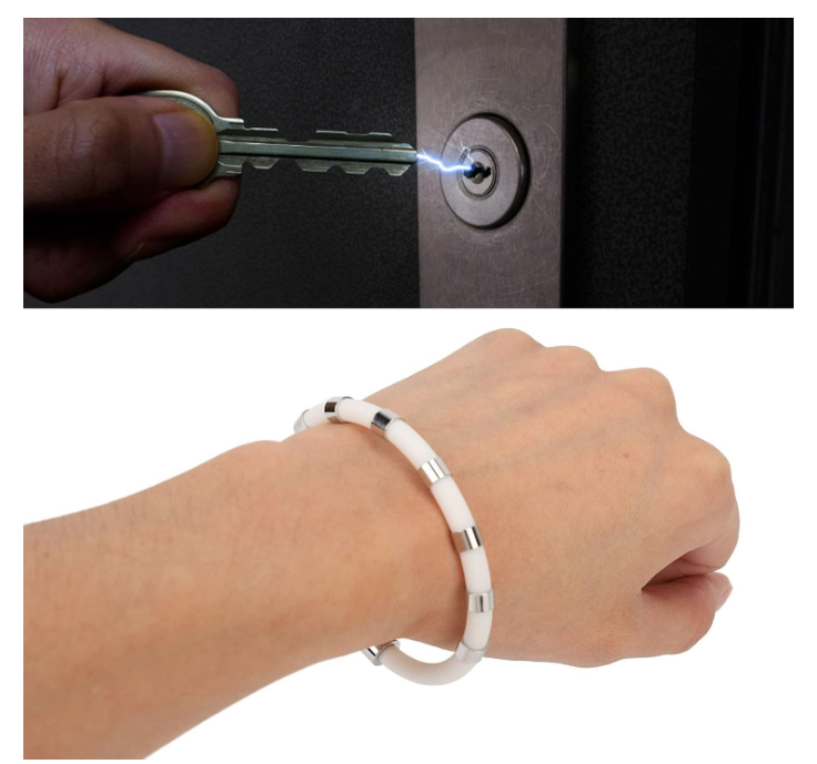 Silicone Body Static Wristband static Bracelet Electrostatic Anti-static winter