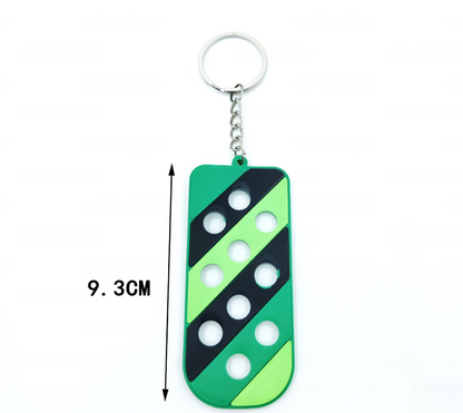 25pcs/Set Random Mix Plastic Shoe Charms Crocs Keychains PVC Key Chain with Hole