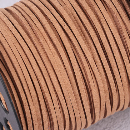25meter many colors Leather Lace Faux Suede Cord String Thread Rope Craft Jewelry 3mm
