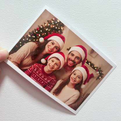 Custom Photo Prints 5in Leather Texture/Glitter/High-Gloss Surface Premium Photograph Printing Souvenir Gift