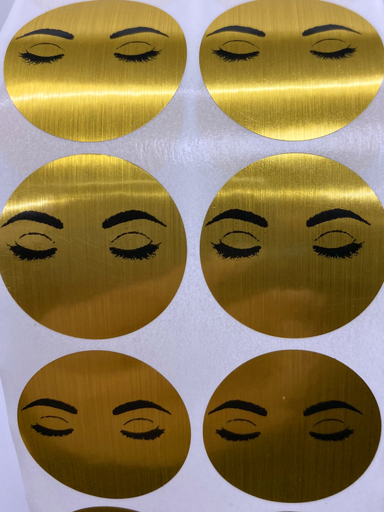 Gold Personalized Stickers name/Logo/Manicure/Cosmetic/address/Business custom label waterproof