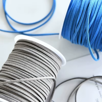 25meter many colors Leather Lace Faux Suede Cord String Thread Rope Craft Jewelry 3mm