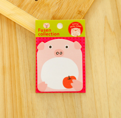 Sticker Cute Animal Sticky Notes Notepad Memo Pads Cat turtle Stationery Paper