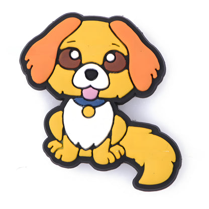 1pc Dog pattern cute animal Shoe Charms Pin for Crocs Shoe summer Decor jibbitz