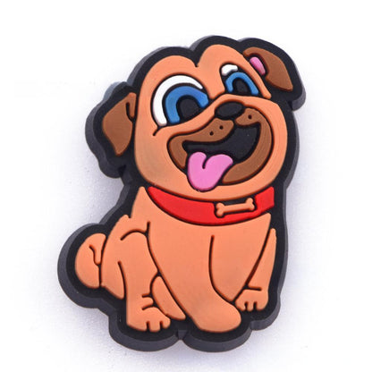 1pc Dog pattern cute animal Shoe Charms Pin for Crocs Shoe summer Decor jibbitz