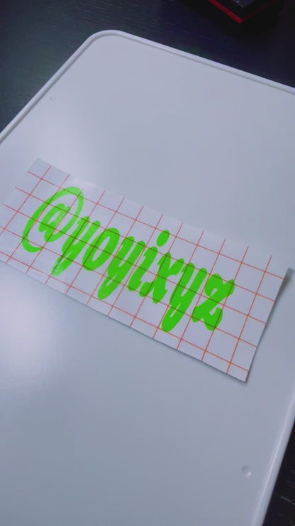 Custom Text Vinyl Lettering Sticker Decal Personalized Name window car business