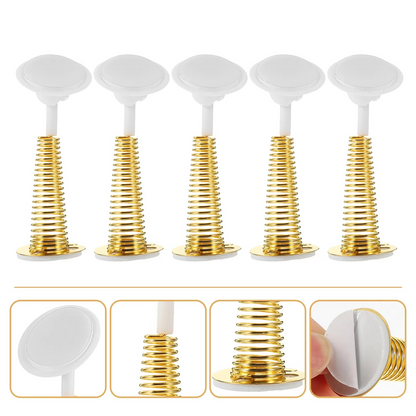 5Pcs Spring Base Swing Spring Toy Head Metal Shaking Car Dashboard craft spiral